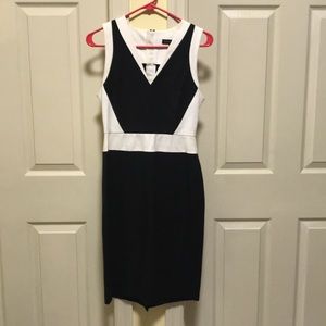 Colorblock professional dress
